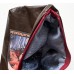 Cosmetic bag leadher - brown, cowboy